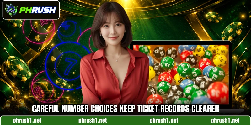 Careful number choices keep ticket records clearer