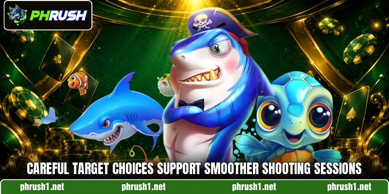 Careful target choices support smoother shooting sessions