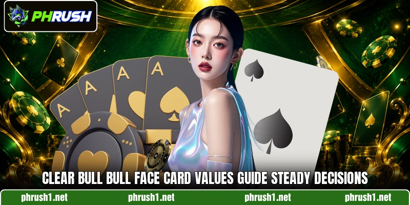 Clear bull bull face card values guide steady decisions
