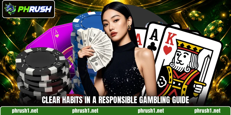 Clear habits in a responsible gambling guide