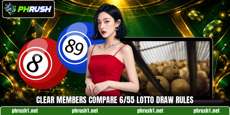 Clear members compare 6/55 lotto draw rules