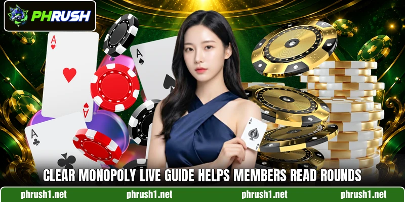 Clear monopoly live guide helps members read rounds