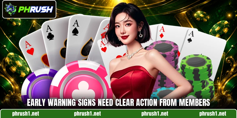 Early warning signs need clear action from members