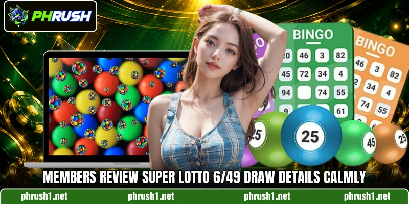 Members review super lotto 6/49 draw details calmly