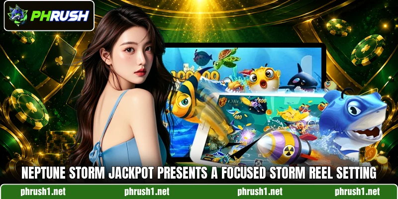 Neptune Storm Jackpot presents a focused storm reel setting