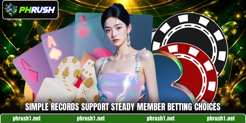 Simple records support steady member betting choices
