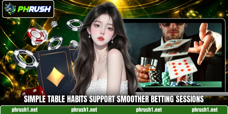 Simple table habits support smoother betting sessions